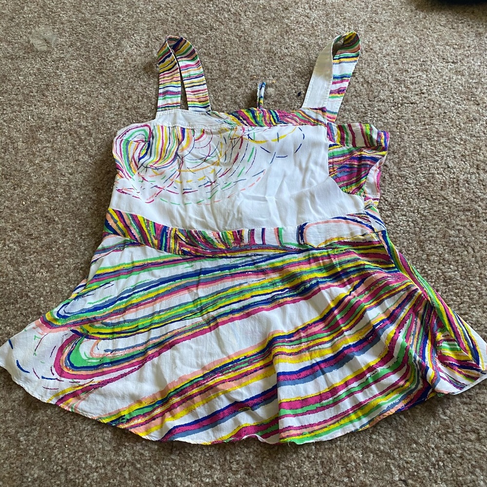 Plenty by Tracy Reese open back flutter top
